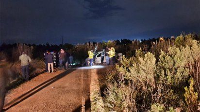 hallaron un cuerpo calcinado adentro de un auto incendiado