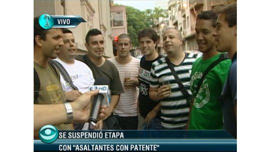 Se suspendió la etapa pero los Asaltantes cantaron en Subrayado