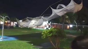 inundaciones y vientos fuertes: temporal afecto varias zonas del departamento de salto
