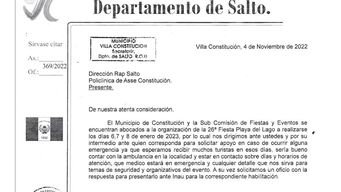 alcalde de villa constitucion y director de asse sobre la muerte de un hombre en la fiesta del lago