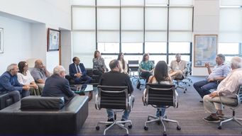 uruguayos que volvieron de la zona de guerra en medio oriente se reunieron con orsi