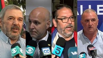 los triunfos del frente amplio en montevideo, canelones, rio negro y lavalleja con las cifras finales de cada uno