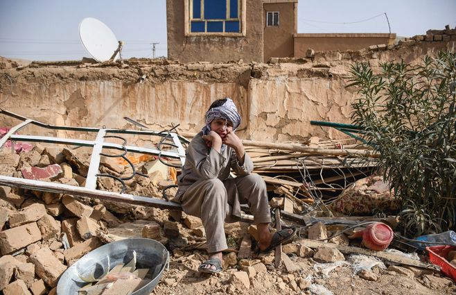 Terremoto en Afganistán. Foto: AFP
