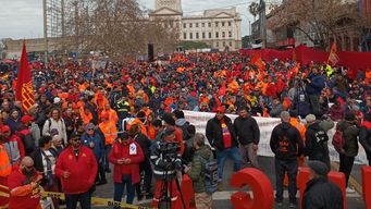 sunca para por 24 horas este jueves; hace asamblea y espera 20.000 personas en plaza 1° de mayo