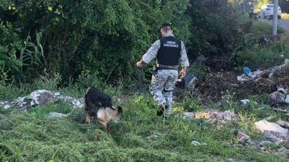 Lugar donde fue encontrado el cuerpo del taxista.