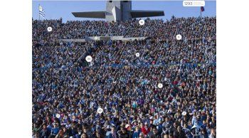 Búsquese en esta foto 360° del partido de Uruguay