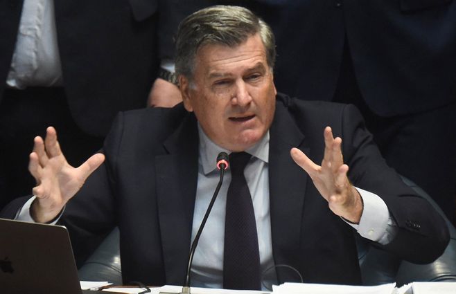 Bordaberry en la interpelación a Carlos Negro. Foto: FocoUy