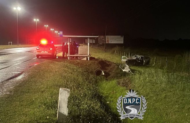 El conductor de la camioneta fallecido tras despistar en la Interbalnearia. Foto: Policía Caminera.