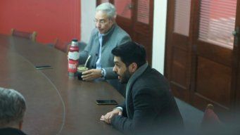 Foto: FocoUy. Andrés Ojeda y Robert Silva se reúnen este martes con el canciller Paganini.