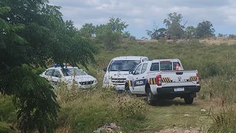 El lugar donde hallaron el cuerpo calcinado, cerca de 18 de Mayo, Canelones. Foto: Eduardo Castro, Subrayado.