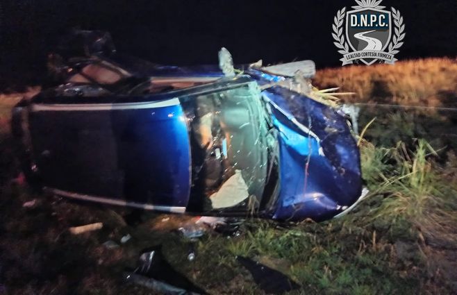 El accidente ocurrió por un despiste en el kilómetro 300 de la ruta 8.