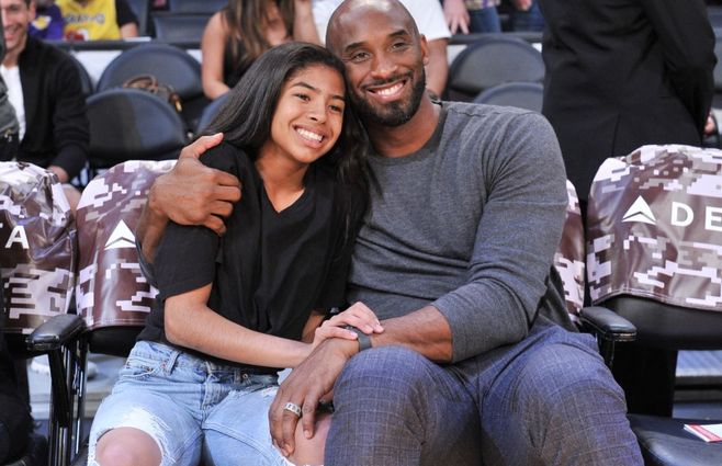 Kobe y Gianna eran muy compañeros. Ella seguía sus pasos en el basquet