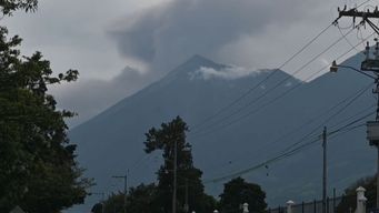 ceso la erupcion del volcan de fuego en guatemala