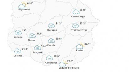 domingo nuboso con probabilidad de lluvias en todo el pais