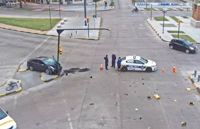 Foto cedida a Subrayado. El accidente ocurrió a la hora 5:48 del miércoles.