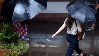 Lluvia en Montevideo. Marzo 2023. Foto: FocoUy-