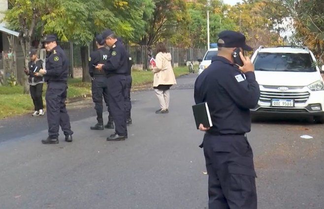 Foto: Subrayado. Escena de los crímenes del pasado 5 de mayo, en Durazno.