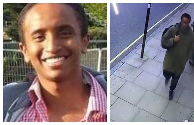 Ali Harbi Ali, registrado por cámaras de videovigilancia, cerca del lugar del crimen&nbsp;