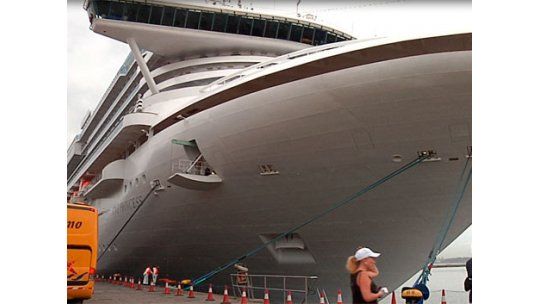 Llegaron tres cruceros con 6000 pasajeros a Montevideo