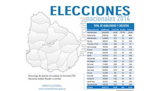 ¿Ya sabés dónde votás? Consultá aquí el plan circuital