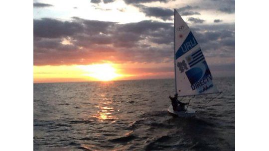 Foglia unió Montevideo con Punta del Este en su velero olímpico