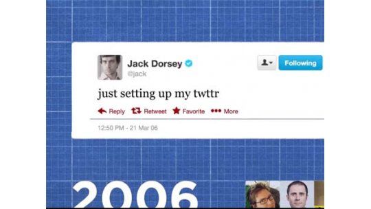 Se cumplen hoy 7 años del primer tuit de la historia