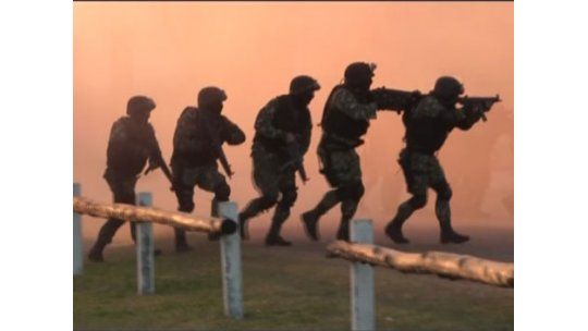 Impresionantes escenas de guerra en el litoral uruguayo