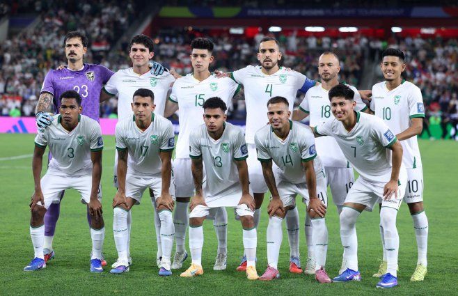 Foto: AFP. Selección de Bolivia.