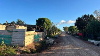 Foto: Subrayado. Calle donde se ubica la vivienda del doble homicidio. 