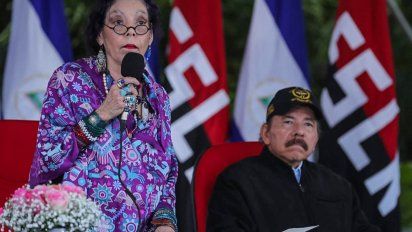 Ortega y Murillo, juntos en el gobierno y en la vida. La comunidad internacional los acusa de perseguir a la oposición