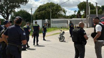 Foto: Mª Eugenia Scognamiglio, Subrayado. Escena del enfrentamiento a tiros entre la Policía y los sospechosos.