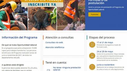 en el primer dia se anotaron mas de 140.000 para los 15.000 cupos de jornales solidarios