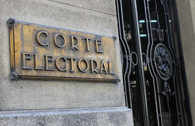 Fachada de la Corte Electoral en Ciudad Vieja