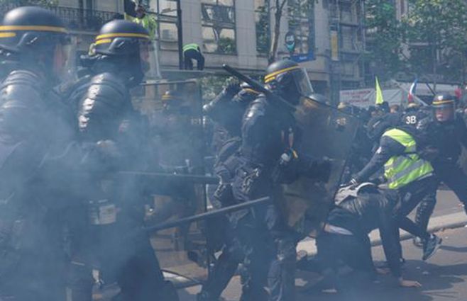 Violento primero de mayo en París&nbsp;