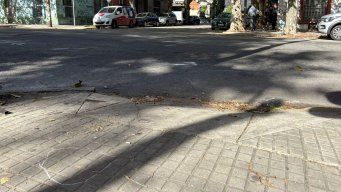 Foto: Mª. Eugenia Scognamiglio, Subrayado. Escena del homicidio en Tres Cruces.