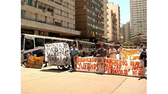El sindicato de pancheros volvió a cortar 18 de julio