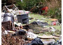 Indignados, vecinos de Manga denuncian la formación de un basural