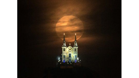 Así se vió la “Superluna” del fin de semana