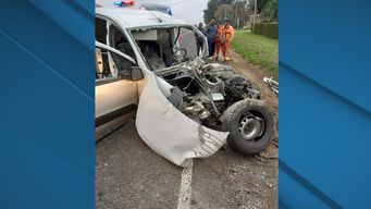 mujer murio tras despistar la camioneta que conducia y chocar contra una alcantarilla