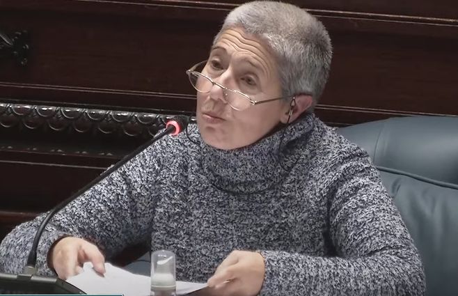 Senadora del FA, Amanda Della Ventura.