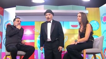 Áldo Martínez, Ariel Pinocho Sosa y Paola Bianco en el Show de la Tarde, de canal 10.