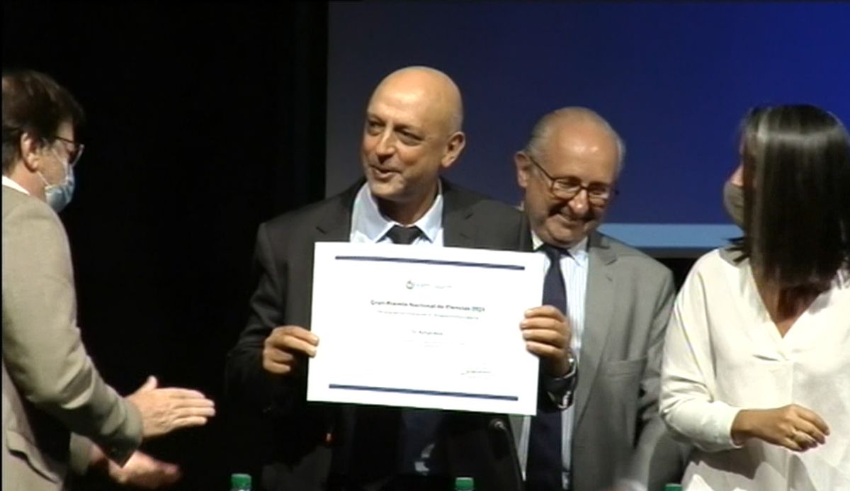 Rafael Radi recibió el Gran Premio Nacional de Ciencias