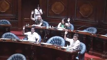 parlamento voto por unanimidad mocion de repudio al intento de golpe en brasil