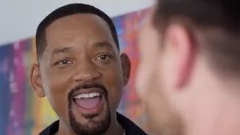 will smith vuelve al cine en una exitosa saga, que tiene la sorpresa de la aparicion de messi