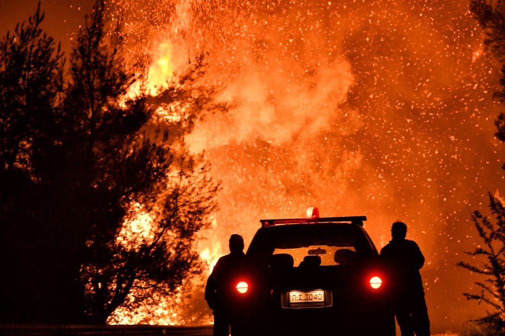 Incendio en Grecia 