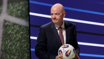 Presidente de la FIFA Gianni Infantino. Foto: AFP