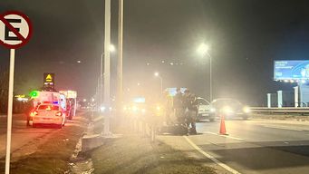 persecucion policial termina con choque y moto robada incautada