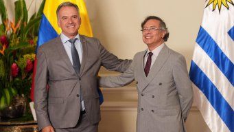 Foto: Gustavo Petro en X. Orsi se reunió con su par colombiano este viernes.
