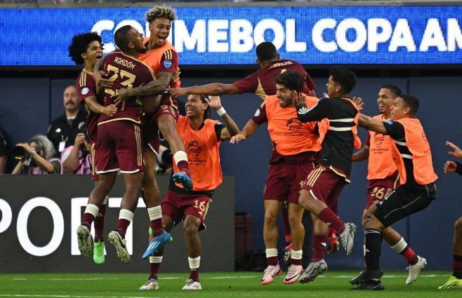 Foto: AFP. Venezuela 1 - México 0, por Copa América.