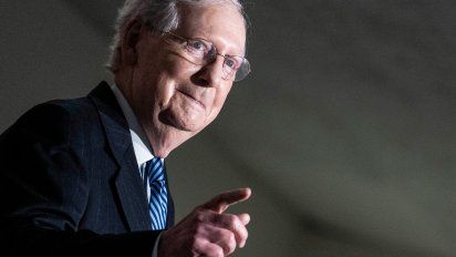 Mitch McConnel, senador republicano y una de las voces más poderosas de Washington&nbsp;